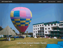 Tablet Screenshot of dpsgreaterranchi.com